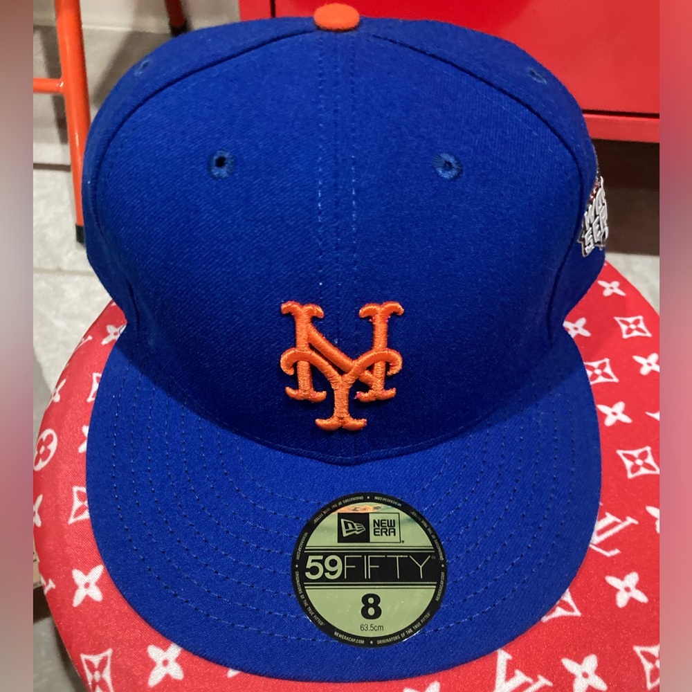 New York Mets 2015 World Series New Era 59Fifty Hat Size 8 Rare New Old Stock!